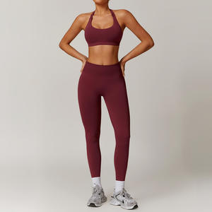 Vêtement de yoga haut de gamme pour femmes, veste à col montant, haut de sport amincissant, veste à fermeture éclair à manches longues, vêtements de yoga, hauts de sport - Product Image 4