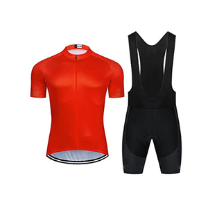 Maillot de cyclisme respirant de qualité supérieure pour hommes, ensemble de maillot de cyclisme à manches courtes et short, vente d'usine, service OEM disponible - Product Image 6