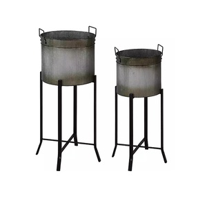 Maceta de Metal decorativa de mesa, uso de maceta para el hogar y el jardín, maceta de tamaño personalizado hecha a mano a granel - Product Image 1