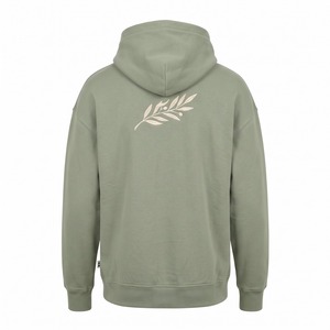 Sweat à capuche personnalisé Faith en molleton lavé 380 GSM, avec croix brodée et branche d'olivier, pour église, vente en gros OEM - Product Image 2