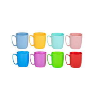 Unbreakable Impact-Resistant <b>Plastic</b> <b>Drinking</b> <b>Cup</b> 460ml Square Mug Ergonomic Handle Canteen Food Stall Promotional Gift - Product Image 5