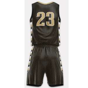 Ensemble d'uniformes de basketball réversible en polyester imprimé de haute qualité 2026 – Personnalisez votre équipe – Séchage rapide – Short d'été unisexe certifié BSCI - Product Image 3