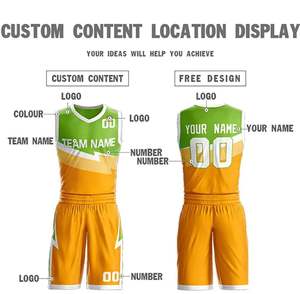 Conjuntos de uniformes de baloncesto sublimados personalizados Características transpirables y de talla grande para pedidos grandes y equipos - Product Image 6