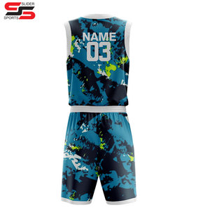 Latest Design Adult Size Team Wear <b>Men</b> Basketball Uniform OEM Services Custom Digital Print Breathable Summer Basketball - Product Image 6