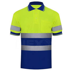 Polos de hombre de talla grande más vendidos, polos de manga corta, transpirables, reflectantes, con patrón de seguridad, a precios muy baratos - Product Image 1