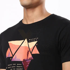 T-shirt homme de couleur unie à prix raisonnable, Design de votre propre t-shirt homme de haute qualité à vendre - Product Image 5