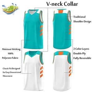 Uniformes de Baloncesto, Conjuntos de Camisetas Estampadas, Tallas Grandes, 100% Poliéster, Unisex, Tallas Personalizadas, Diseños al por Mayor, Alta Calidad - Product Image 2