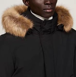 Chaqueta de Invierno Clásica de Alta Calidad, Abrigo Cálido, Cortavientos, Transpirable, con Logotipo Frontal para Hombre - Product Image 6