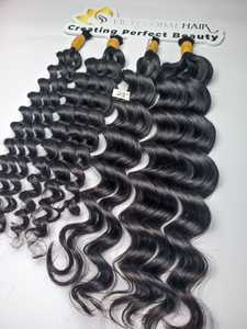 Extensions de cheveux vierges cambodgiennes vietnamiennes crus de Vietglobal Hair 100% cheveux bouclés en vrac - Product Image 3