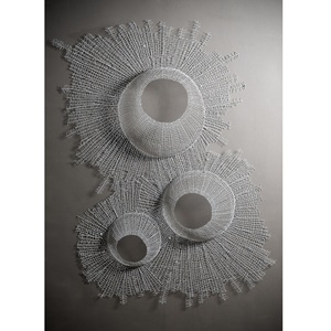 Premium Sea Urchin Metal Wall Art Deco Design para sala de estar o dormitorio Accent Wall Cantidad a granel Fácil de colgar - Product Image 1