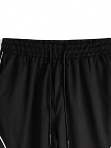 กางเกงทรงหลวมสไตล์สตรีทสำหรับผู้ชายกางเกงทรงหลวมพิมพ์ลายกางเกงสกี - Product Image 4