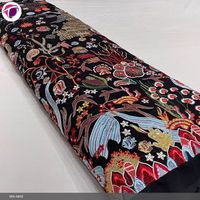 Tela de Secuencia Bordada, Tela de Diseño de Lujo