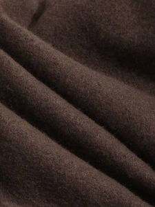 Sudadera Extra Grande para Mujer, Color Marrón Oscuro, 100% Algodón Felpa, con Logotipo Personalizado, Hombros Caídos, Estilo Informal para Invierno - Product Image 6