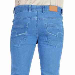 Unique Design <b>Men</b> <b>High</b> Street Casual Autumn Mid <b>Waist</b> Lightweight Eco Friendly Breathable OEM Service Denim Pants - Product Image 2