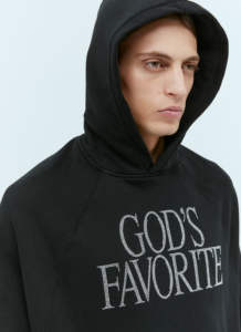 Grueso French Terry Transfer Distress bordado Streetwear Bling Rinestoned Full Zip up con Logo Rhinestone Denim Tears Hoodie - Product Image 6