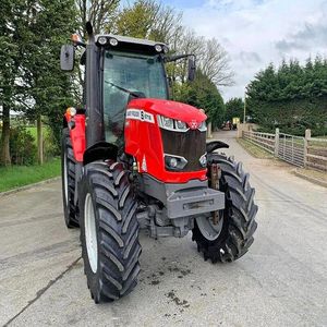 Tracteur agricole Massey Ferguson 7140 à roues, 55 CV, moteur diesel, occasion, avec boîte de vitesses, pompe et roulement - Product Image 3