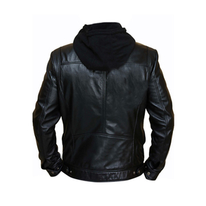 Venta caliente Hombres Ropa Chaqueta de cuero Nueva moda Hombres Chaqueta de cuero a prueba de viento para hombres - Product Image 3