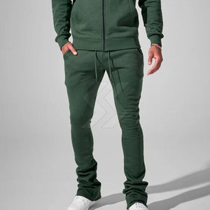 Pantalones de chándal apilados ligeros de alta calidad, el mejor Material, etiqueta privada, su propio diseño, pantalones de hombre lavados de nuevo estilo - Product Image 4