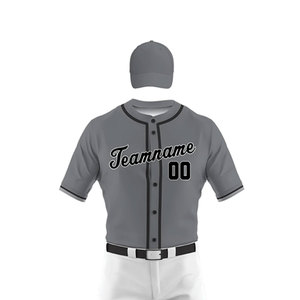 ชุดเบสบอลสำหรับผู้ใหญ่เสื้อเจอร์ซี่และกางเกงพิมพ์โลโก้ตามสั่ง - Product Image 5