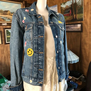 แจ็กเก็ตยีนส์ระบายอากาศได้ดีเสื้อแจ็กเก็ตผ้าทอสไตล์นักขี่จักรยานไซส์ XL - Product Image 6