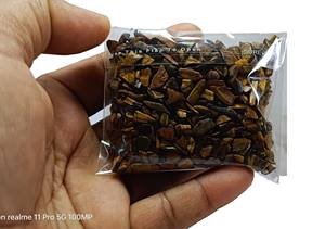 Cristal puce oeil de tigre pierre en vrac puces de pierres précieuses brutes puce de pierre dégringolée guérison naturelle cailloux de cristal grossiste - Product Image 3