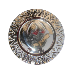 Elegante plato de servicio de Metal de dos tonos, accesorios de Decoración de mesa, plato de servicio para suministros de eventos y decoración de fiestas - Product Image 6