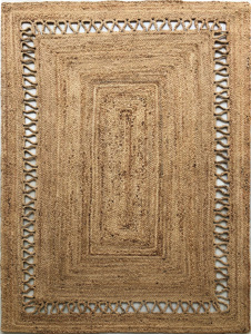 Juego de alfombras tejidas hechas a mano de cáñamo indio moderno en color natural Precio de fábrica directo para el hogar y la sala de estar del hotel - Product Image 5