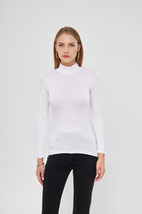 COL ROULÉ SOUS-VÊTEMENTS DE CORPS À MANCHES LONGUES VÊTEMENTS POUR FEMMES SOUS-VÊTEMENTS CORPS - Product Image 5