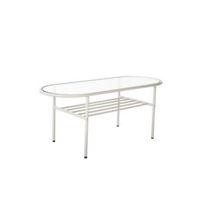 โต๊ะกาแฟแก้วสไตล์โมเดิร์นพร้อมโครงเหล็กทนทานเฟอร์นิเจอร์ห้องนั่งเล่นสำหรับใช้ในบ้าน - Product Image 2