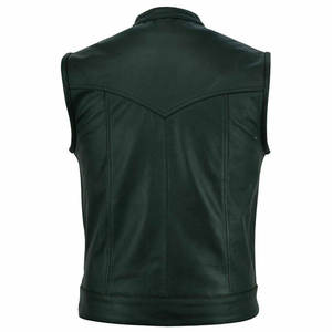 Personnalisé 2025 Personnalisé Super Qualité En Cuir De Mouton Vintage Gilet Hommes Mouton Gilet - Product Image 3
