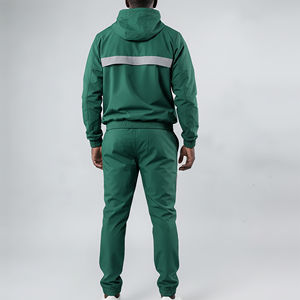 Chaqueta cortavientos de nailon de corte holgado personalizado con cremallera y chándal para correr, ropa de invierno, chándal ligero cálido - Product Image 4