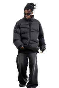 Veste matelassée imperméable et coupe-vent à capuche personnalisée 2026, 100% coton, écologique, séchage rapide, style urbain d'hiver - Product Image 6