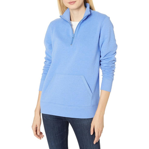 Sweat-shirt à demi-fermeture éclair de haute qualité pour homme, coupe-vent à manches longues avec logo personnalisé et imprimé - Product Image 5