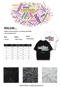 Pure Cotton Men's 240gsm Oversized O-<b>Neck</b> Heavyweight <b>Tshirt</b> Blank T-shirt for men - Product Image 4