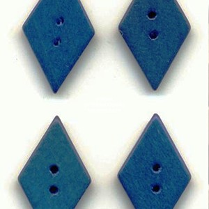 Accessoires de sac pour femmes, porte-clés en forme de cœur bleu en bois, artisanat indien, paquet multi-pièces de haute qualité - Product Image 5