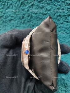 Modern Statement Piece Customized Moissanite Gift <b>Watch</b> VVS Moissanite Men <b>Watches</b> From Indian Supplier - Product Image 4