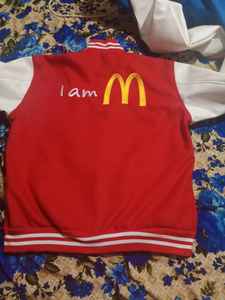 Chaqueta universitaria para hombre al por mayor, chaqueta de béisbol deportiva de lona holgada bordada con logotipo personalizado y logotipo de posición frontal - Product Image 5