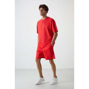 T-shirt oversize pour homme Fiesta, 100% coton, tissu tricoté texturé épais, imprimé - 88368 - Product Image 4