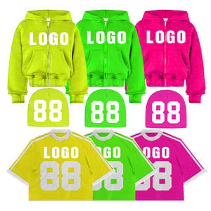 Sweat à capuche zippé 100% coton personnalisé unisexe avec imprimé Streetwear Boxy T-shirt style unisexe - Product Image 6