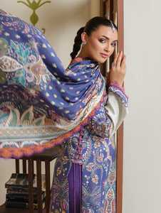 Vêtements d'hiver Shalwar Kameez Suits pour femmes en viscose de très haute qualité avec broderie très fine - Product Image 5