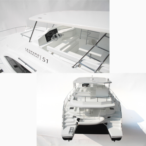 LEOPARD 51 POWERCAT BATEAUX VOILES MODERNES-MODÈLE YATCHH MODERNE ARTISANAT POUR LA DÉCORATION DE LA MAISON FABRIQUÉ AU VIETNAM LIVRAISON RAPIDE - Product Image 6