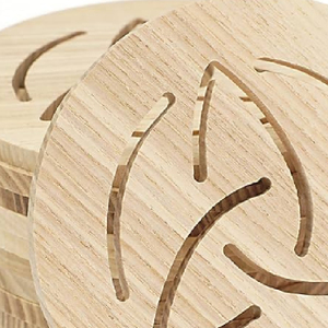 Juego de posavasos de madera natural hechos a mano, tapetes y almohadillas de mesa a granel de diseño personalizado, suministros a granel de bajo precio, compra directa al proveedor indio - Product Image 4