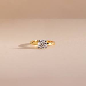 925 argent Sterling romantique mariage fiançailles bande bijoux 1CT D couleur ronde haute qualité Moissanite anneau pour les femmes - Product Image 1