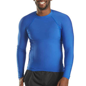 Rash Guard pour hommes par sublimation personnalisée de haute qualité pour l'entraînement au combat prix raisonnable avec une longue longueur fabriqué au Pakistan - Product Image 1
