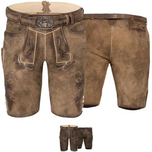Auténtico alemán bávaro clásico Lederhosen invierno OEM diseños personalizados corto largo para hombres Casual bordado no tejido Niño - Product Image 1