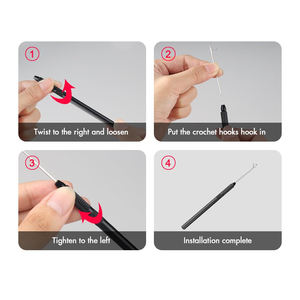 Vente en gros à bas prix Ensemble d'outils d'extension de cheveux Pinces d'extension de cheveux et ciseaux Extensions de cheveux Accessoires Kits d'outils - Product Image 3