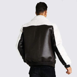 Veste en peau de mouton pour homme, fabrication artisanale, design élégant, nouvelle arrivée, veste en peau de mouton pour homme, prix de gros, veste de motard tendance pour homme - Product Image 2