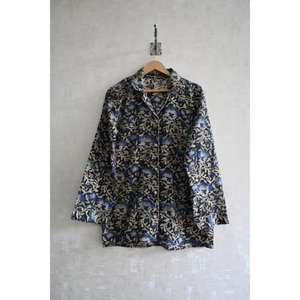 Ensemble de pyjama en coton floral pour femmes, imprimé à la main, pyjama de luxe, vêtements de nuit respirants, séchage rapide, combinaison de sommeil - Product Image 2