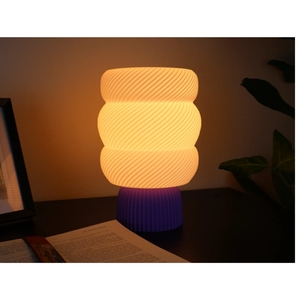 Ambiglobe โคมไฟตารางพิมพ์ลาย3D, โคมไฟหมุนฉัตรเหมาะสำหรับการจัดแสงอารมณ์และการตกแต่งบ้านอย่างมีศิลปะ - Product Image 3