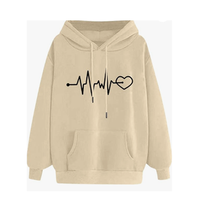 Sweat à capuche unisexe en coton surdimensionné de style nouveau pour filles, impression de logo personnalisée de haute qualité, lavage disponible, tailles pour femmes - Product Image 6